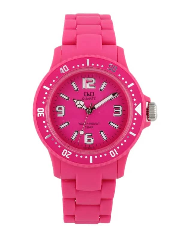 Q&Q Women Pink Dial Analog Watch