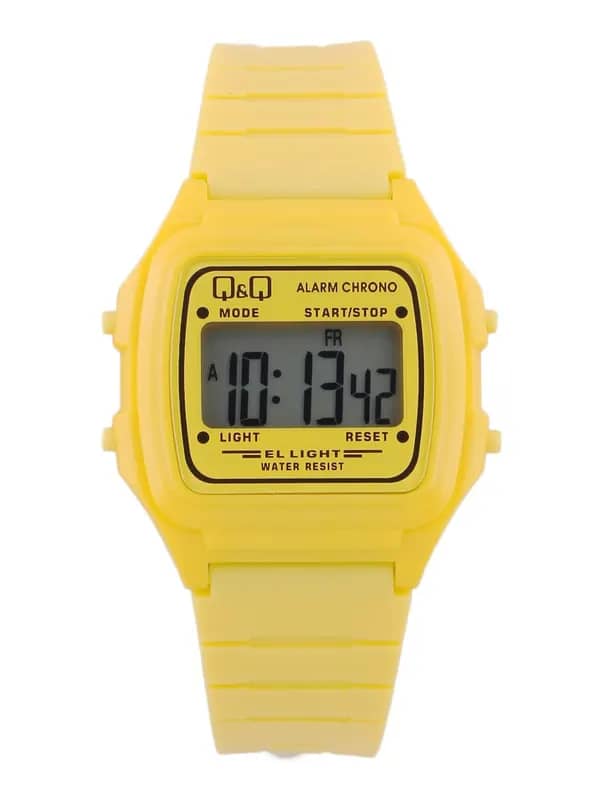 Q&Q Kids Unisex Yellow Digital Watch