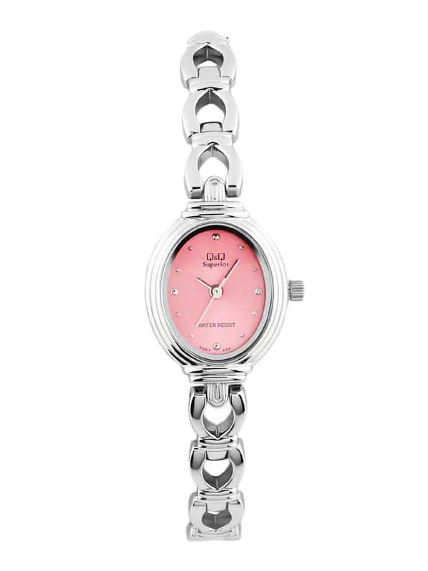 Q&Q Women Pink Dial Analog Watch