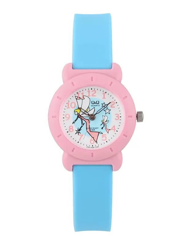 Q&Q Kids Girls Blue Analog Watch