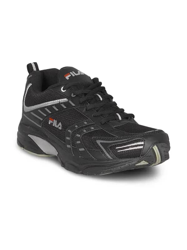 Fila Men's Barrier Black Silver Shoe