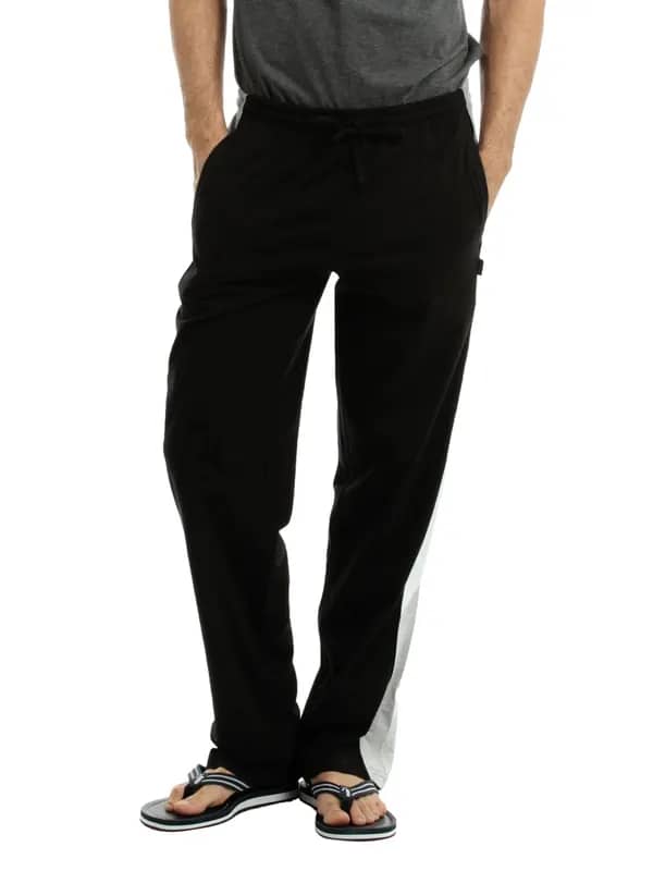 Hanes Men Black Lounge Pant