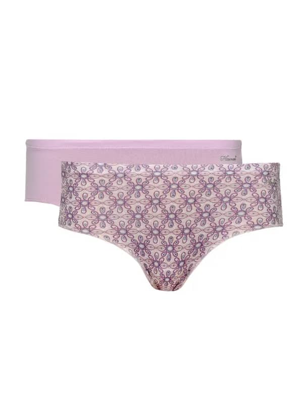 Hanes Women Pack of Two No Panty Line - Cotton Stretch Hipsters