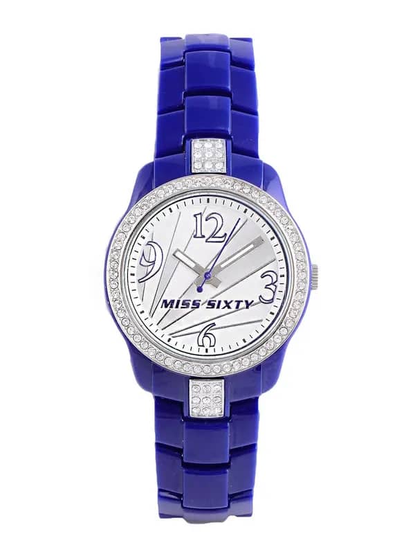 Miss Sixty Silver Dial Watch