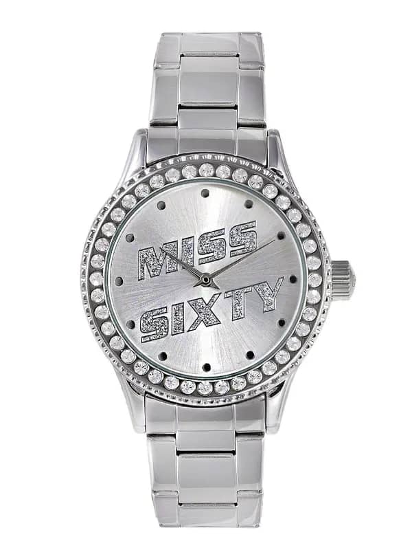 Miss Sixty Silver Dial Watch