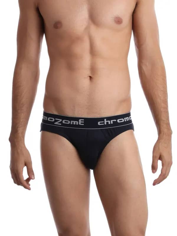 Chromozome Men Navy Blue Brief