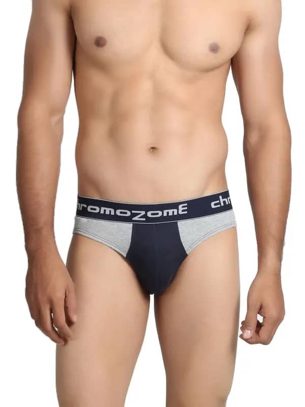 Chromozome Men Navy Blue Briefs