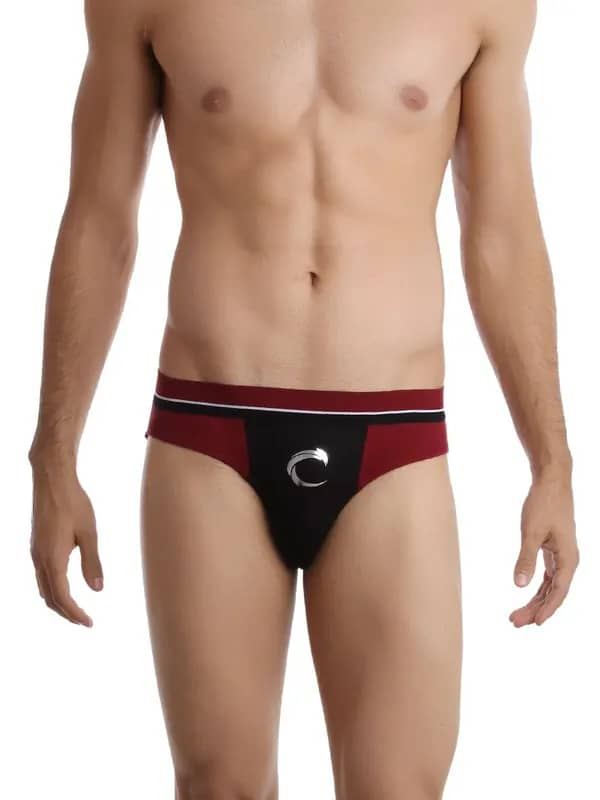 Chromozome Men Red & Black Brief