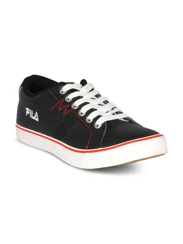 Fila Men's Passion Black red Canvas Shoe