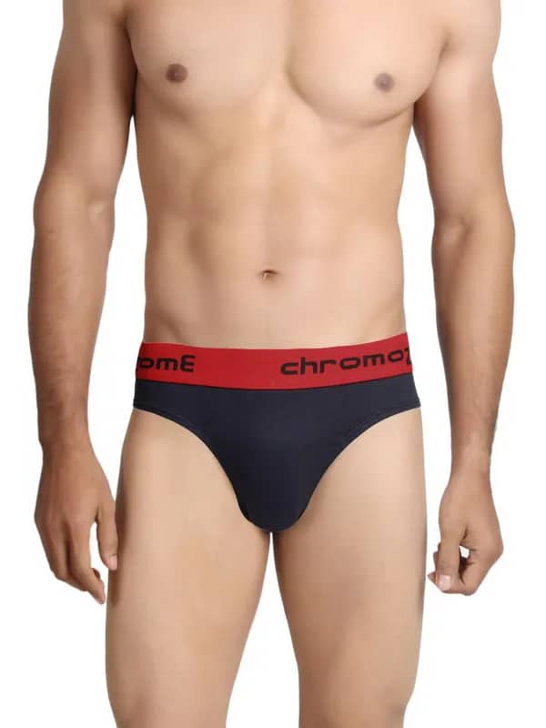 Chromozome Men Navy Blue Briefs