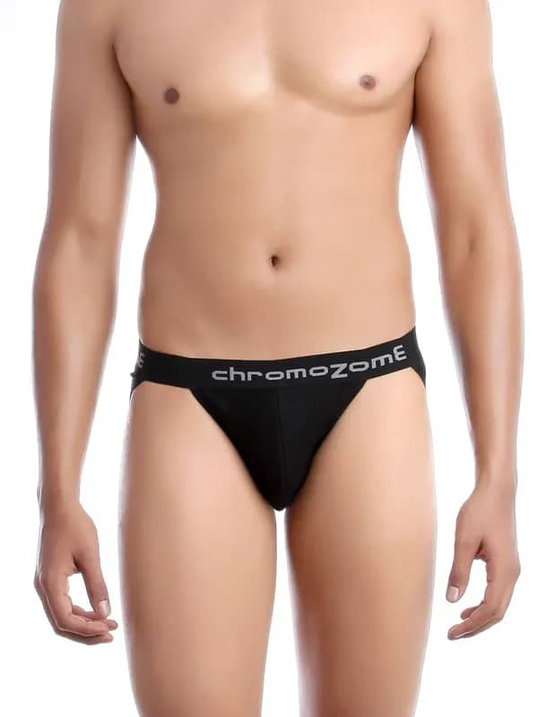 Chromozome Men Black Briefs