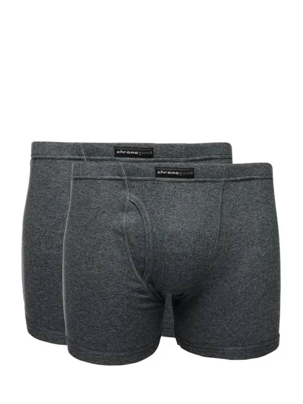 Chromozome Men Pack of Two Grey Trunks