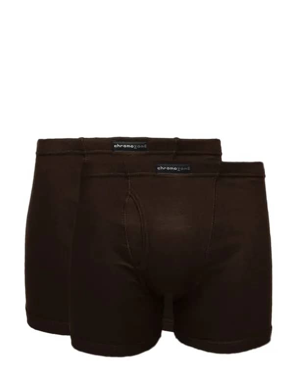 Chromozome Men Pack of Two Brown Trunks