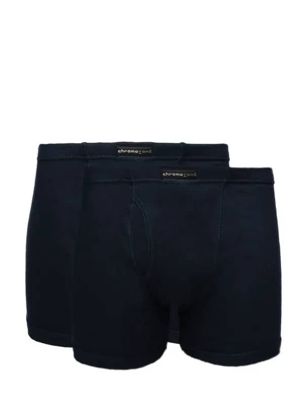 Chromozome Men Pack of Two Blue Trunks