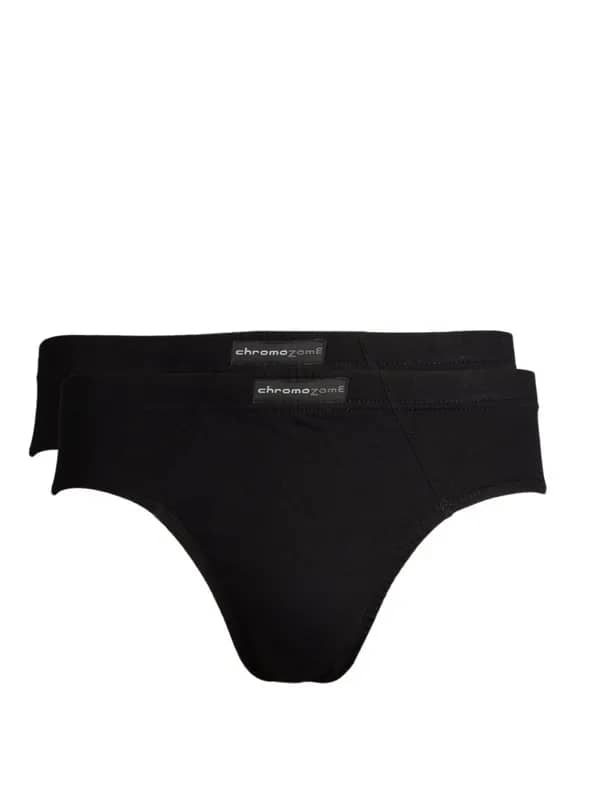 Chromozome Men Black Pack of 2 Briefs