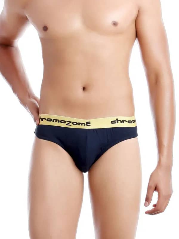Chromozome Men Blue Briefs