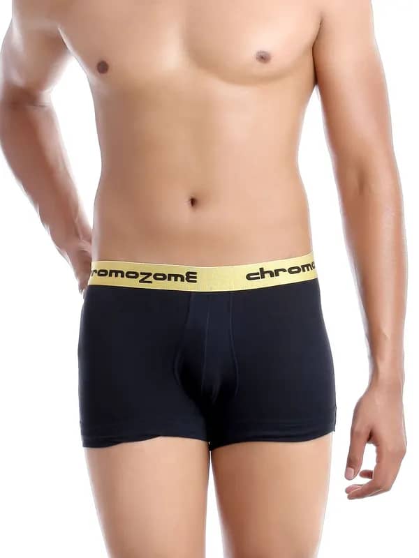 Chromozome Men Navy Blue Trunks