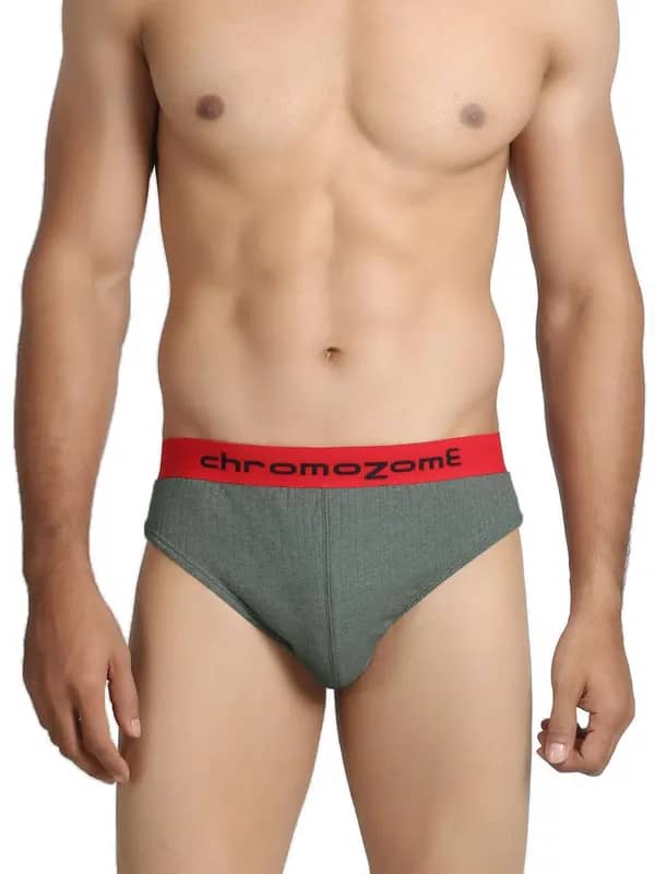 Chromozome Men Grey Briefs