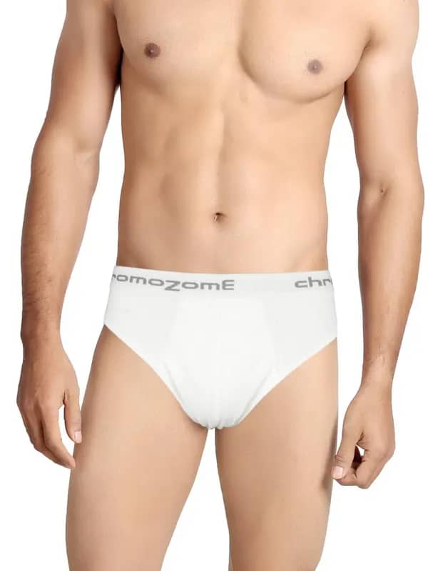 Chromozome Men White Brief