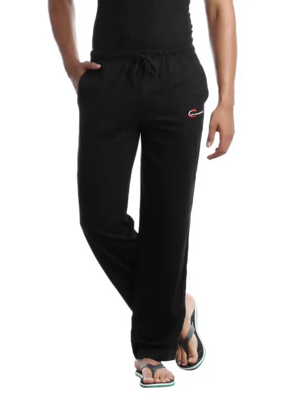 Chromozome Men Black Lounge Pants S-4801