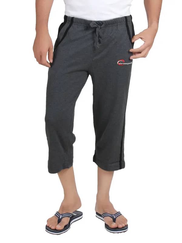 Chromozome Men Charcoal Lounge Shorts