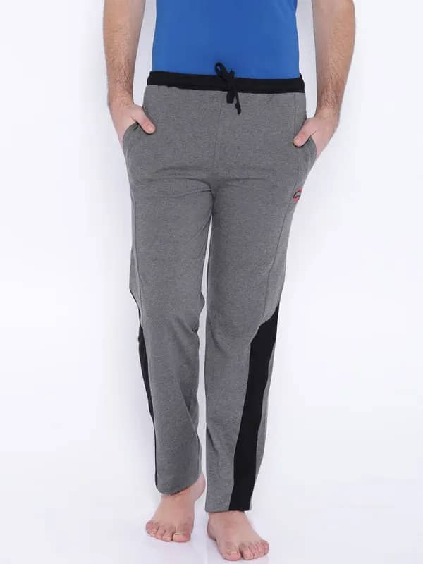 Chromozome Men Charcoal Melange Ranger Lounge Pants S-5429