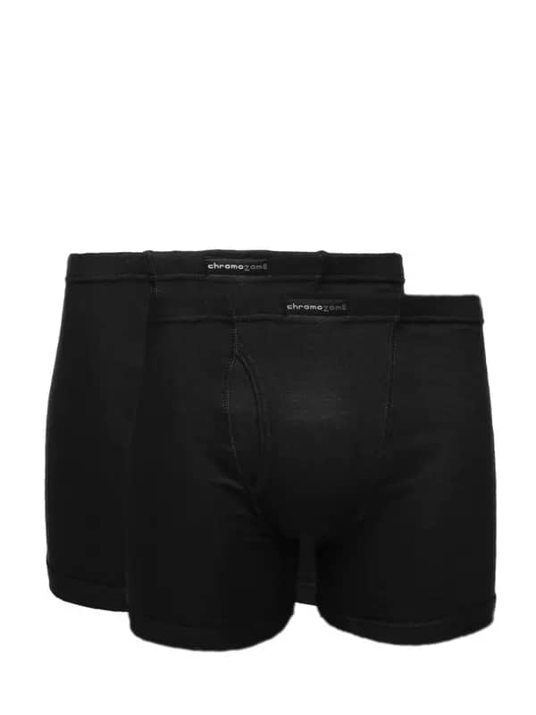 Chromozome Men Pack of Two Black Trunks