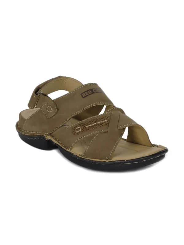 Red Chief Men Khaki Sandals