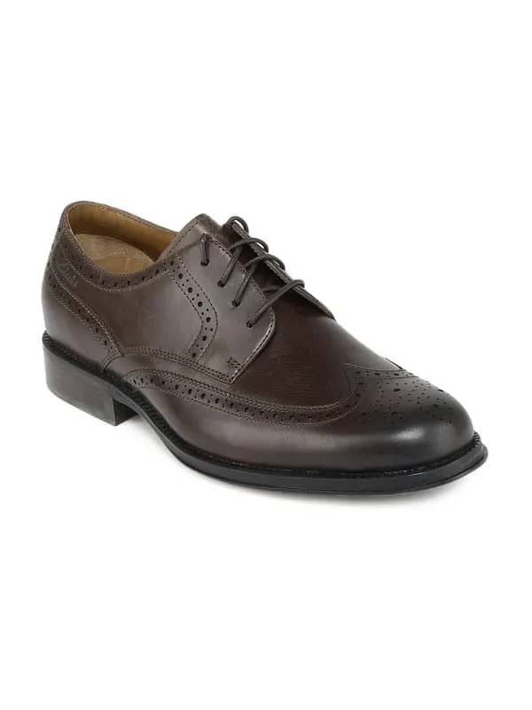 Clarks Men Dino Limit Brown Formal Shoes