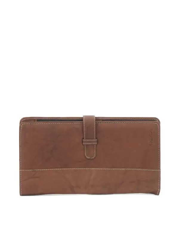 New Hide Men Brown Passport Holder