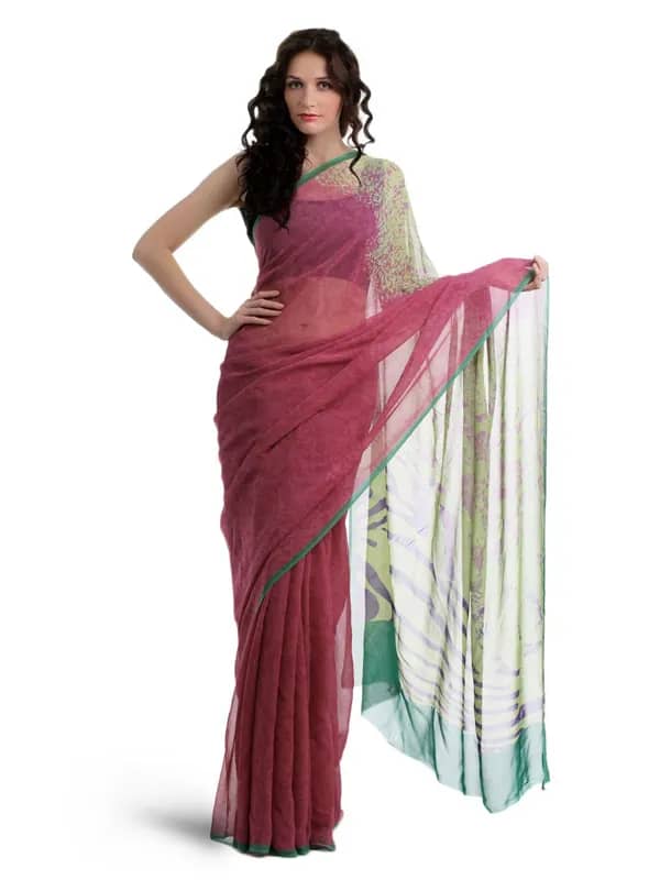 Satya Paul Pink Saree