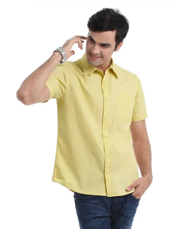 Myntra Men Yellow Shirt