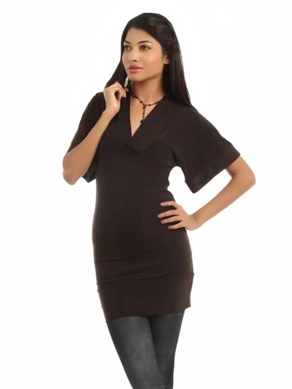 Tonga Women Brown Dress