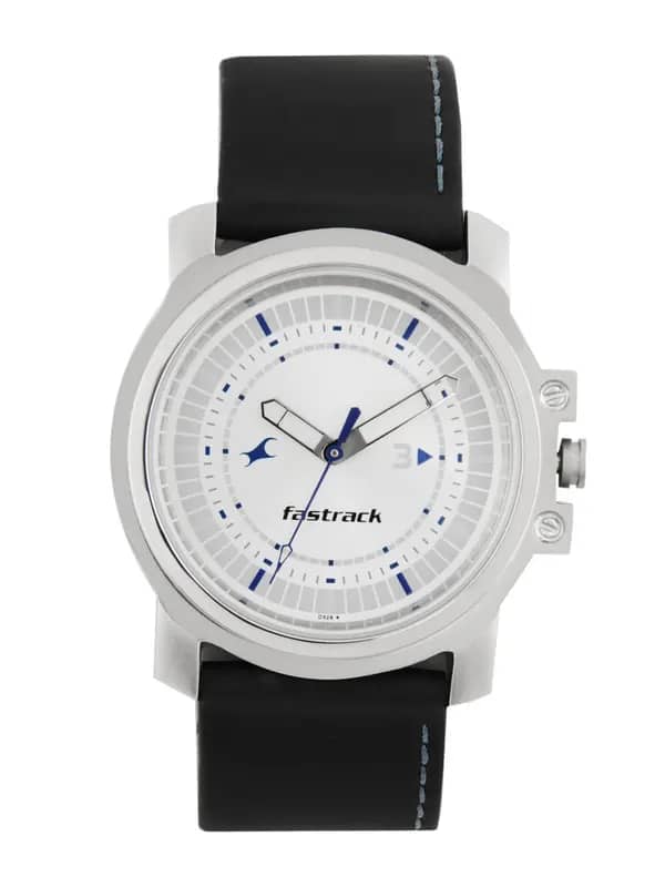 Fastrack Men Sliver-Toned Dial Watch NA3039sl01