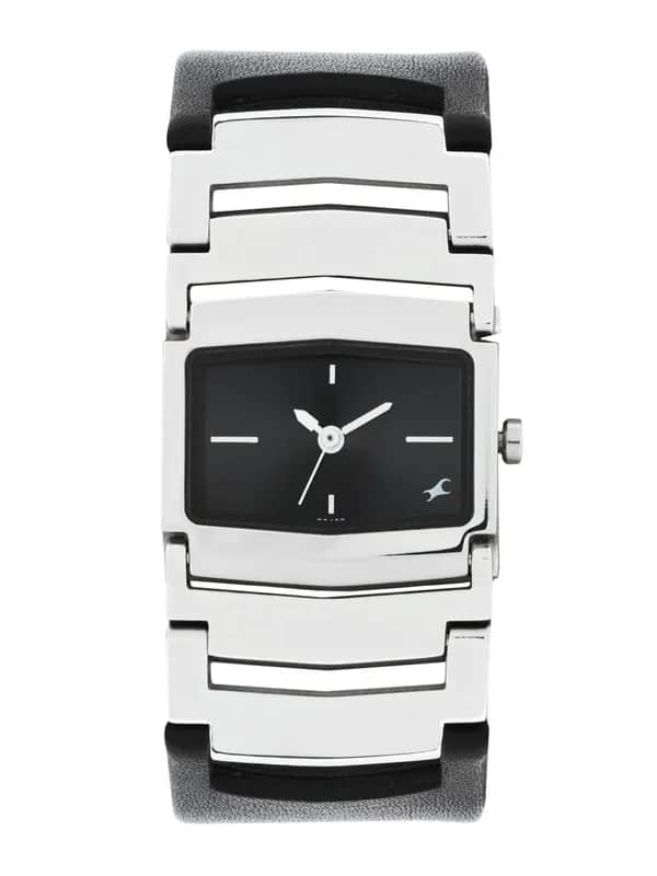 Fastrack Women Black Dial Watch 6062SL02