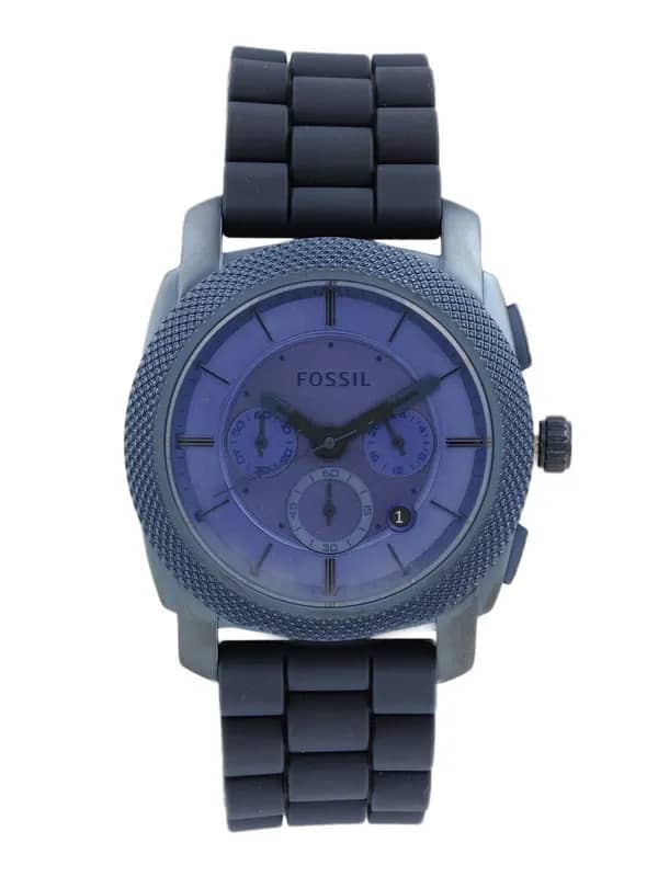 Fossil Men Blue Dial Chronograph Watch FS4703