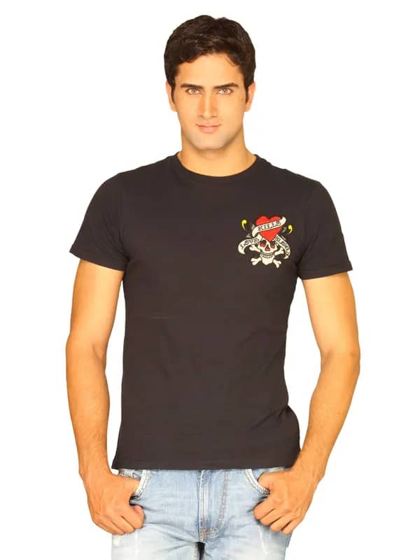 Ed Hardy Men's Black T-shirt