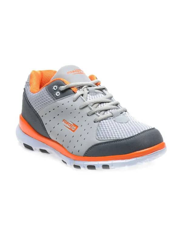 Force 10 Men Grey Sports Shoes