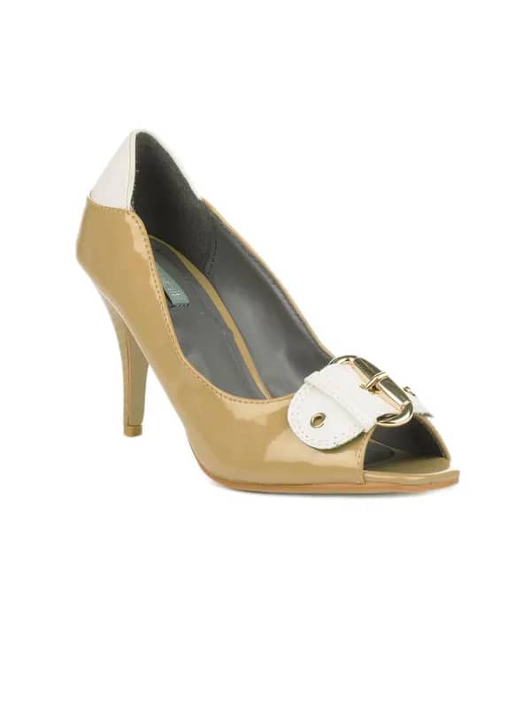 Catwalk Women Beige Peep Toes