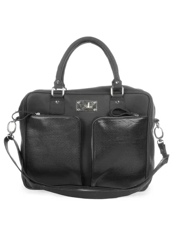 Yelloe Unisex Black Laptop Bag