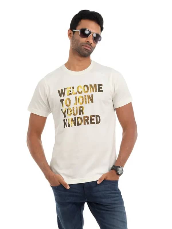 Myntra Men White T-shirt
