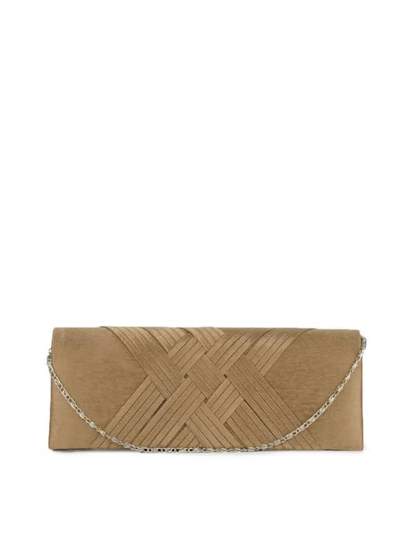 ToniQ Women Bronze Clutch