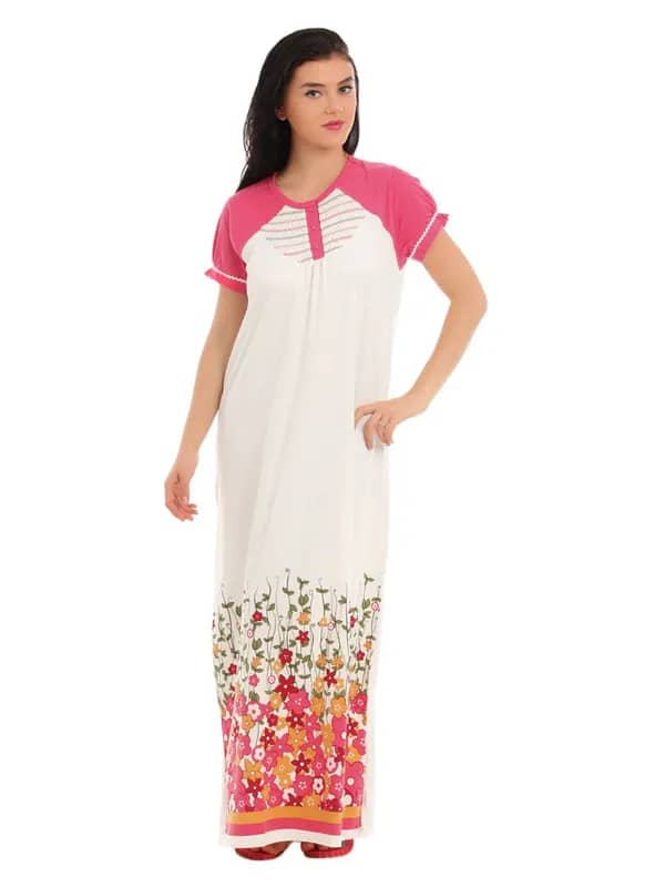 Red Rose White Nightdress