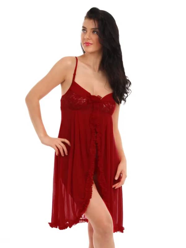 Red Rose Red Nightdress
