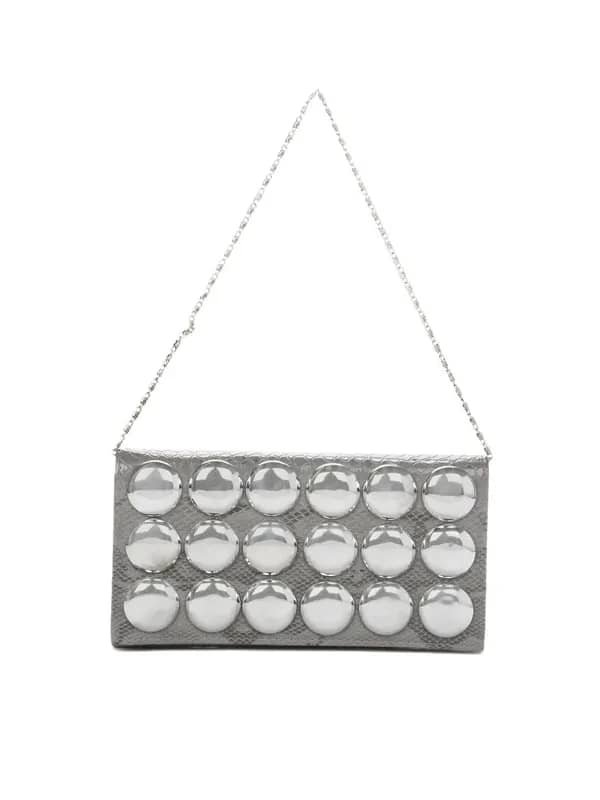 Mod'acc Women Grey Clutch