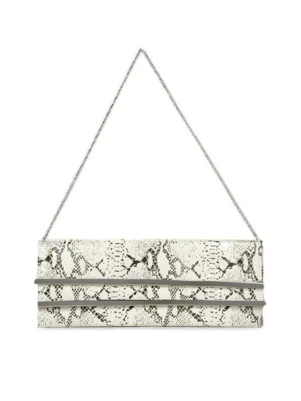 Mod'acc Women White Clutch