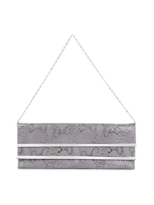 Mod'acc Women Grey Clutch