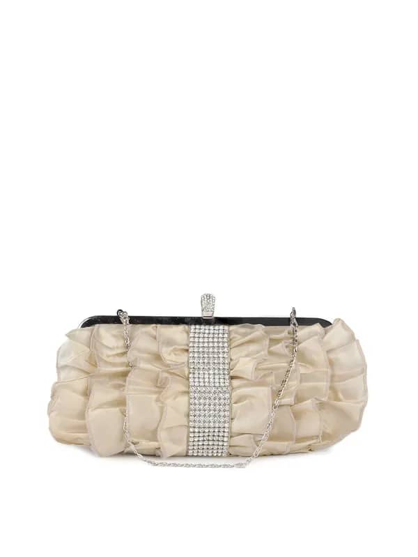 Mod'acc Women Beige Clutch