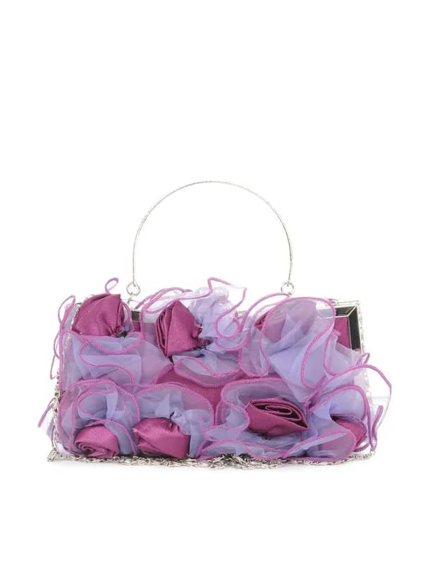 Mod'acc Women Purple Clutch