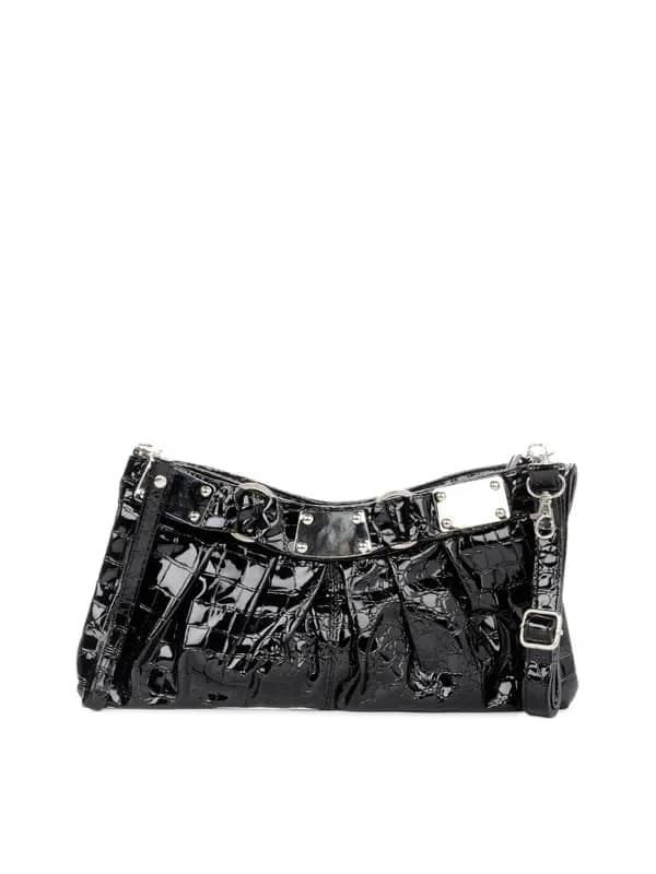 Mod'acc Women Black Clutch